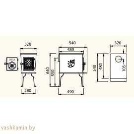 Печь камин Jotul F 602 N