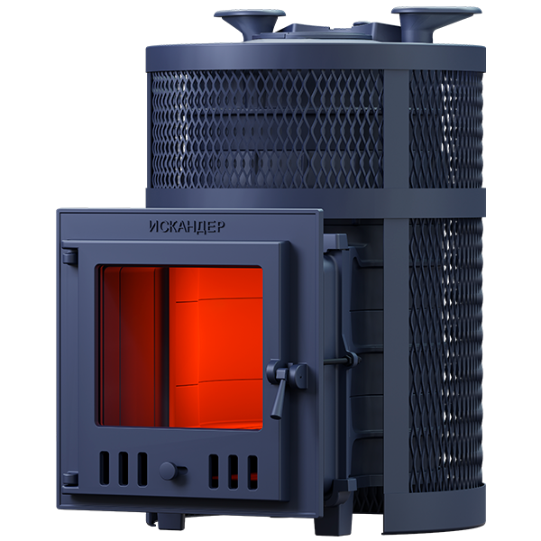 Чугунная печь для бани Искандер ЗК 18 (M) Pro Ураган Технолит
