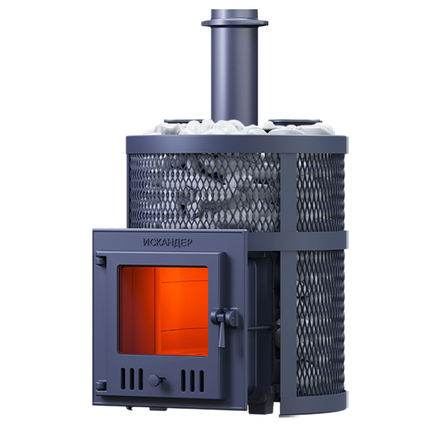 Чугунная печь для бани Искандер ЗК 18 (M) Pro Ураган Технолит