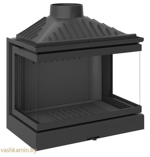 KFD ECO MAX 3F Basic с шибером каминная топка трехсторонняя