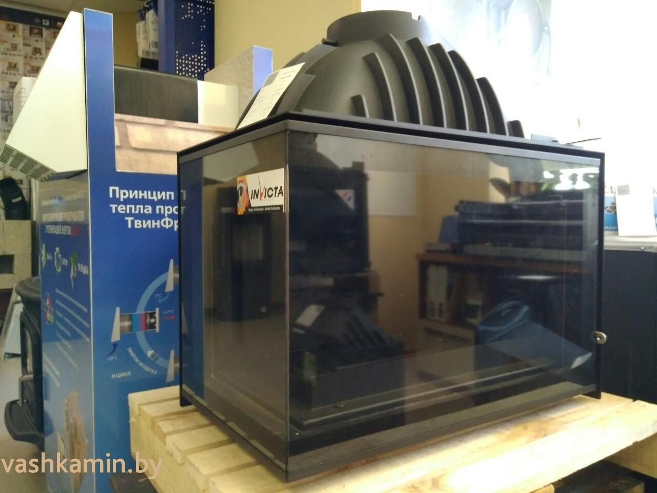 Угловая каминная топка Corner Fireplace Invicta