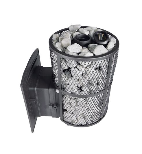 Банная печь ProMetall Атмосфера L с сеткой из нержавеющей стали