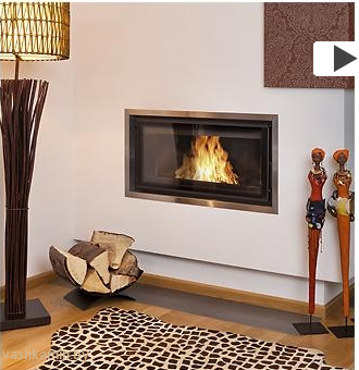 MILA/PW/24/W Каминная топка с водяным контуром