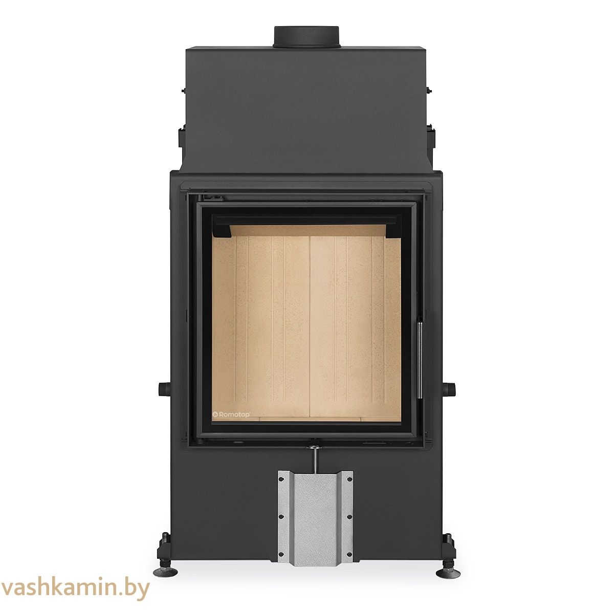 IMPRESSION 2G 55.60.01- каминная топка с белым шамотом и двойным остеклением