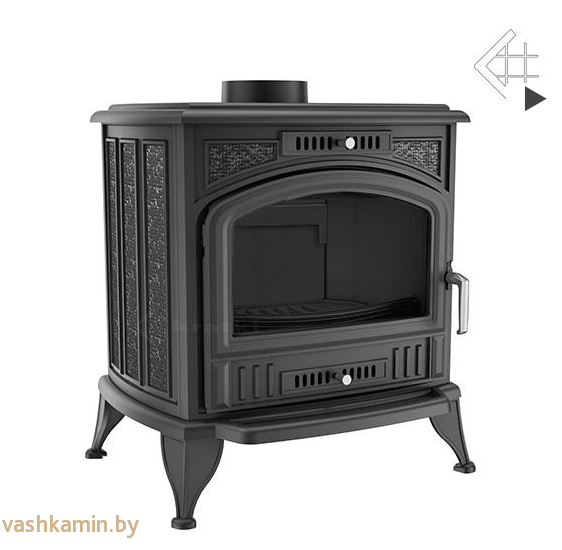 Отопительная печь с водяным контуром KOZA K6 130 PW W