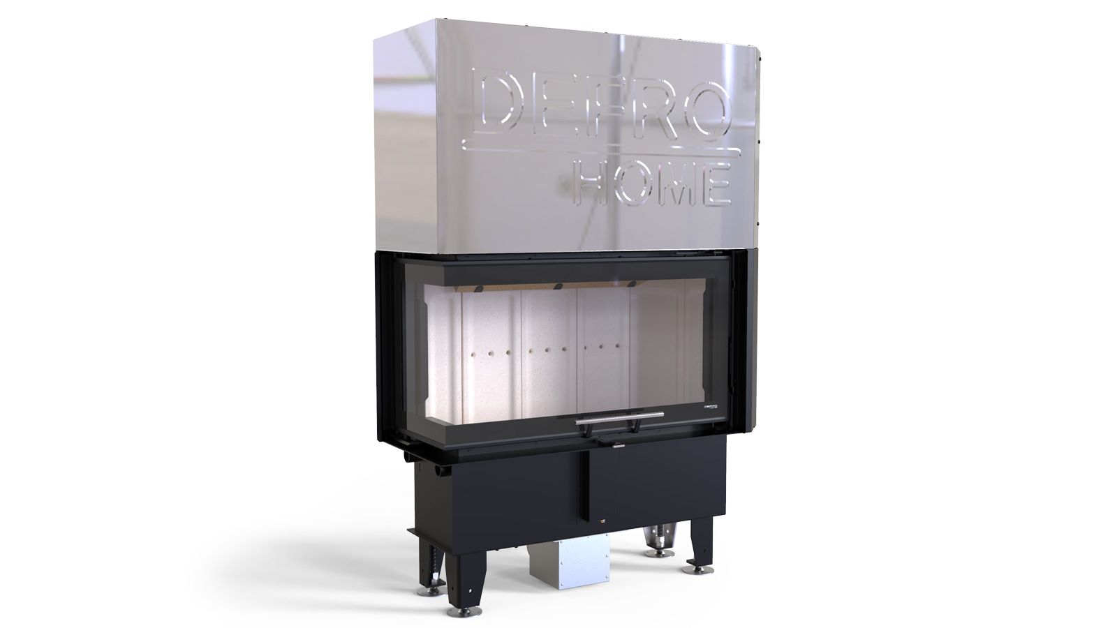 DEFRO HOME INTRA ME BL/BP SLIM G угловая каминная топка