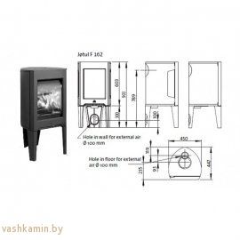 Печь-камин Jotul F 162 BP