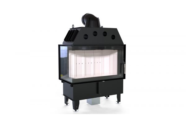 DEFRO HOME INTRA ME BP/BL  угловая каминная топка