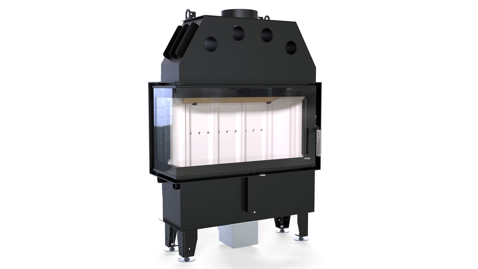 DEFRO HOME INTRA ME BL/BP SLIM Каминная топка