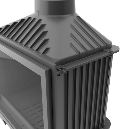 Каминная топка KFD ECO MAX 14 D с шибером.