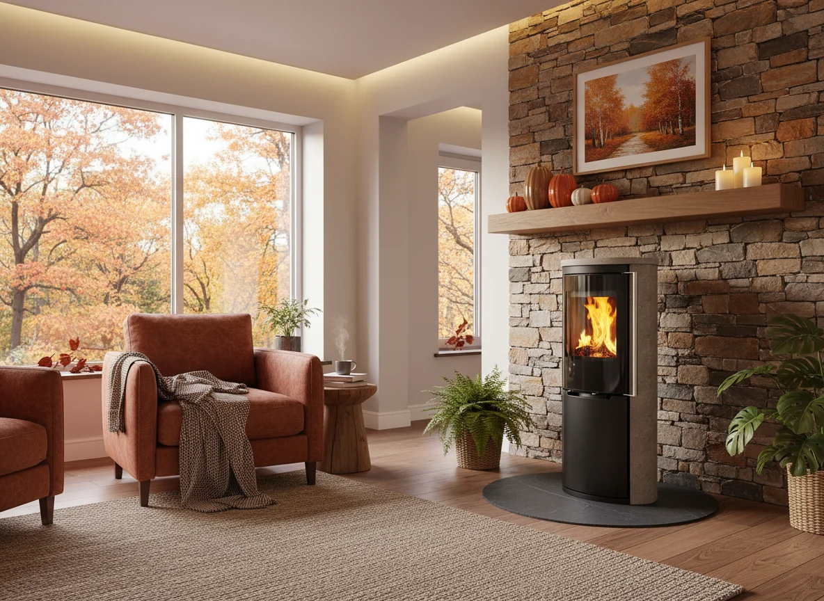 Печь-камин Ember E-19 FG Serpentino