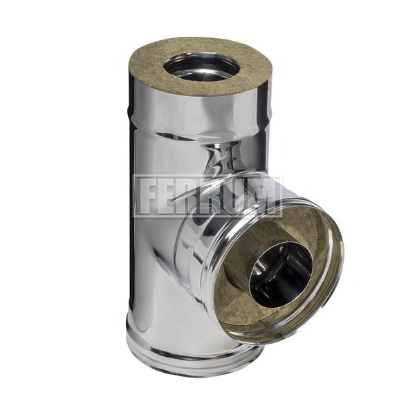 Сэндвич-тройник 90° Ferrum HF (AISI 430 0,8 мм)