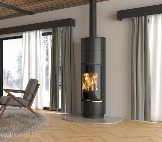 Печь-камин Thorma DELIA  Ceramic Plus Black