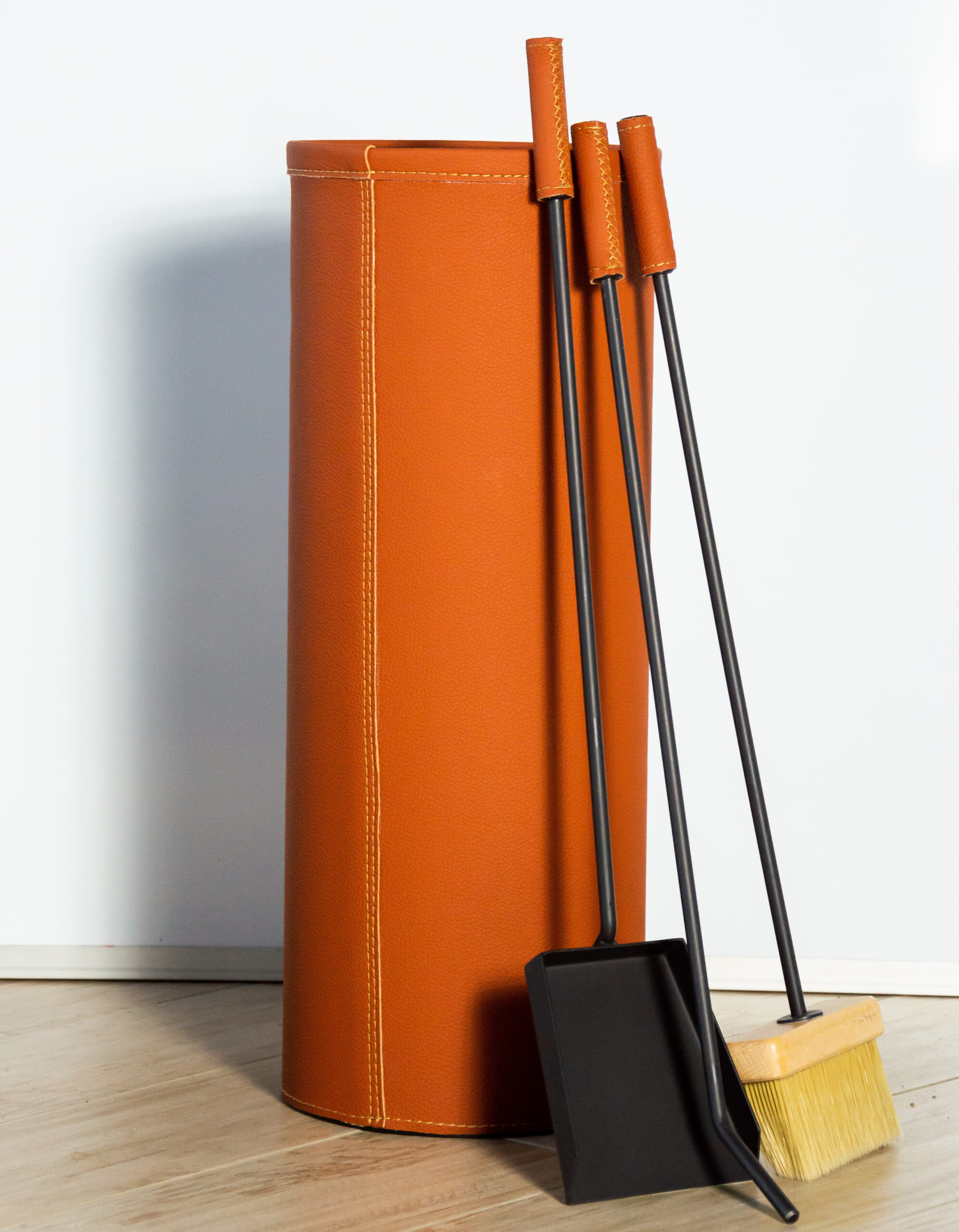 Ведро с аксессуарами в экокоже ‘Bern’, медно-рыжий