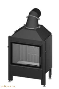 Spartherm Linear 4S Varia 1V57 темный шамот каминная топка