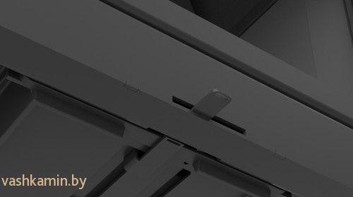 KFD ECO MAX 3F Basic с шибером каминная топка трехсторонняя