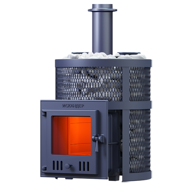 Чугунная печь для бани Искандер ЗК 25 (M) Pro Ураган