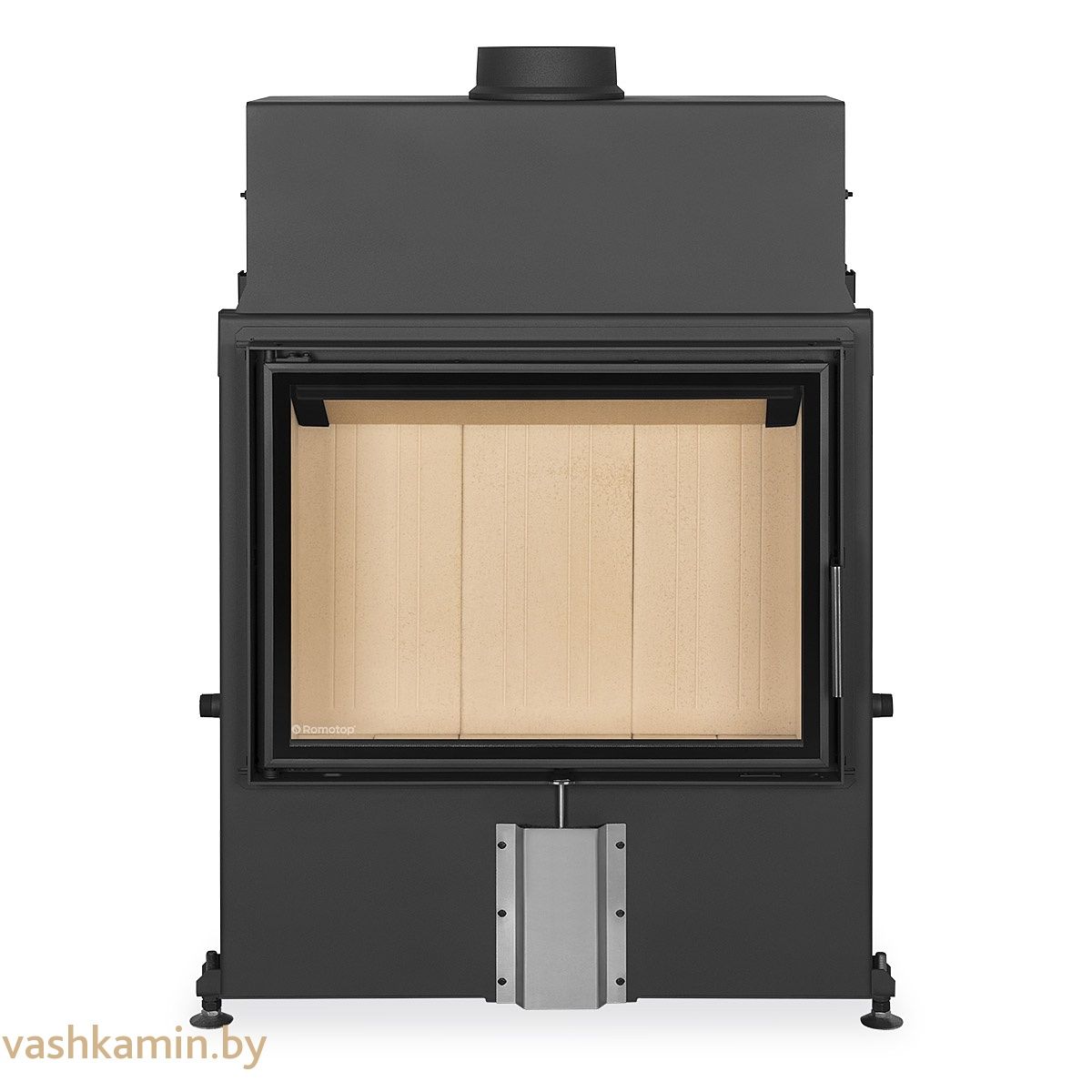 IMPRESSION 2G 80.60.01- каминная топка с белым шамотом и двойным остеклением