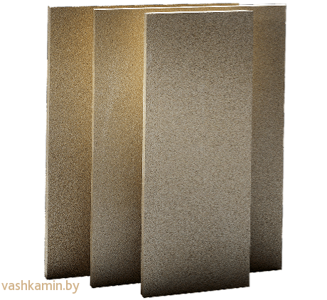 Вермикулитовая плита для камина SkamoEnclosure Vermiculite Board 1000х610х30 (600 кг/м3)