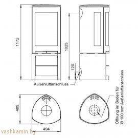 Печь камин JOTUL F 377 ADVANCE