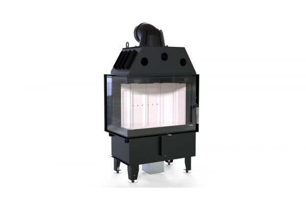 DEFRO HOME INTRA SM BP/BL  угловая каминная топка