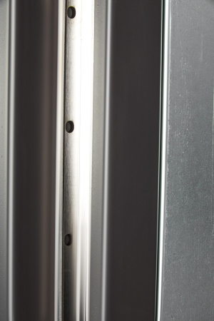 Каминная топка Экокамин ДЕЛЬТА 1200х800х450 PB три стекла подовая черный шамот