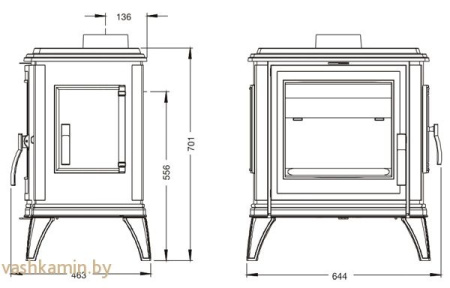 Печь камин Sedan M  Invicta