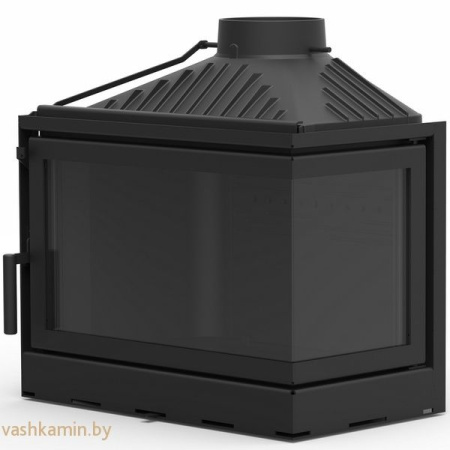 KFD ECO MAX 7 R D с шибером Basic (правая) Угловая каминная топка