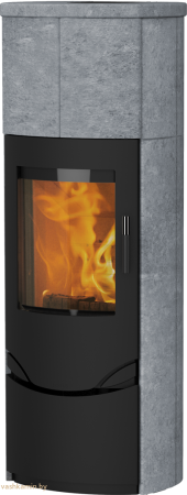Печь-камин Lotus Prio M в стеатите