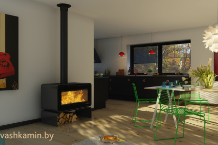 Печь-камин Lotus Living Base