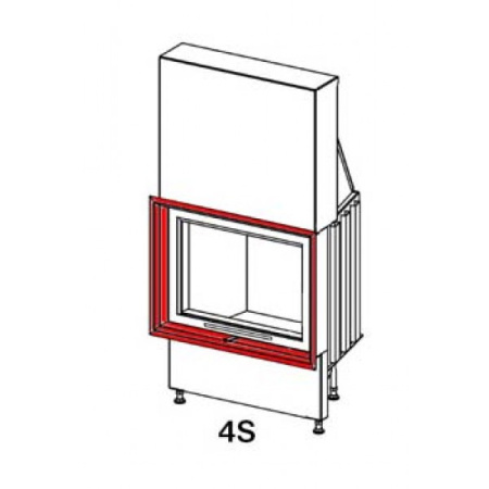 KOBOK Chopok LE 90, VD 970*710 Каминная топка с подъёмом