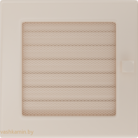 Кремовая решетка с жалюзи вентиляционная