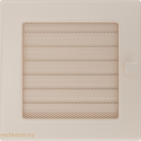 Кремовая решетка с жалюзи вентиляционная