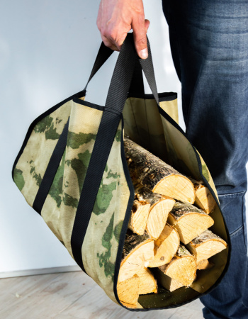 Переноска для дров текстильная ‘Vienna’, хаки