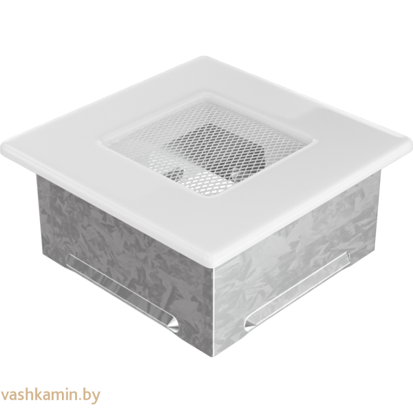 Белая решетка вентиляционная