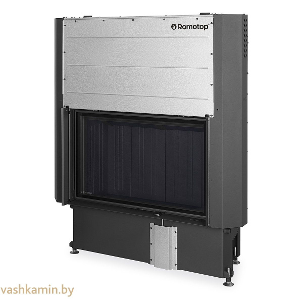 IMPRESSION 2G L 118.60.01 - каминная топка с черным шамотом подъемом и двойным остеклением