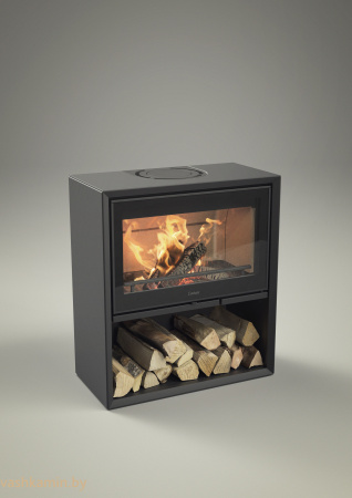 Contura 310G черная стеклянная дверь
