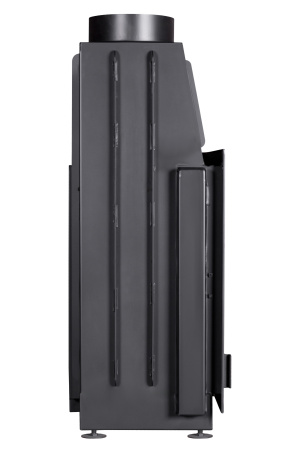 Топка АЛЬФА 1000 белый/черный шамот(подовая)