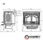 Чугунная печь KAWMET Premium S10 (13,9 кВт)