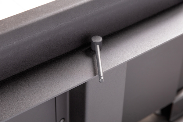 Топка ДЕЛЬТА 900PВ три стекла принтинг черный шамот подовое горение