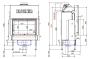 BKH flat 42-66 ST Brunner каминная топка Green