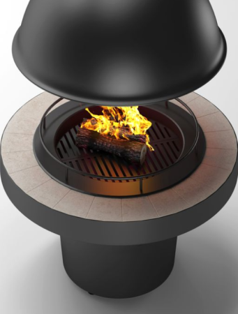 Островной камин SPHERE