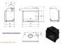 WIKTOR/PW/12/W/DECO Каминная топка с водяным контуром