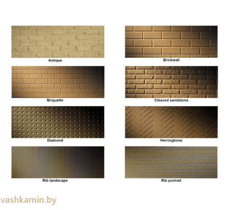 Вермикулитовая плита для каминаSkamoStove Board Decor 1000х610х25 (700 кг/м3)