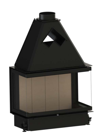 KOBOK  Chopok 2R 90, LD 900*570*450 Каминная топка без подъема