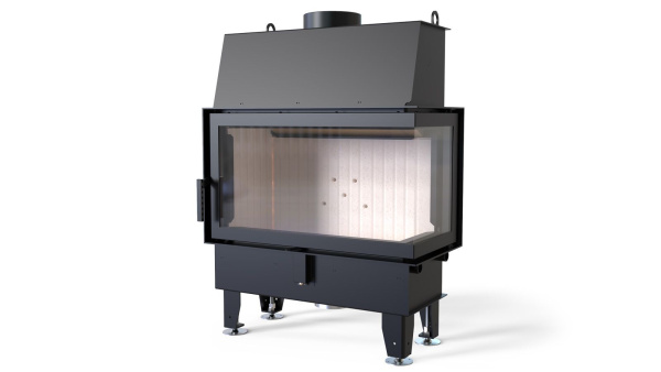 DEFRO HOME IMPULS ME BL/BP угловая каминная топка