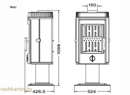 Печь камин Mairy Invicta