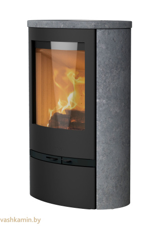 Печь-камин Lotus Jubilee 35 S  стеатит c нижней дверцей