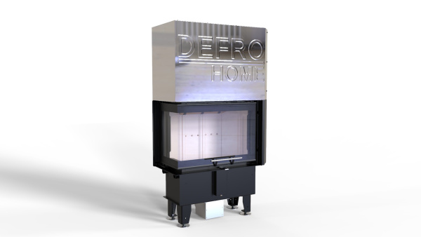 DEFRO HOME INTRA SM BL/BP SLIM G угловая каминная топка