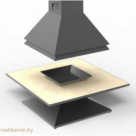 Островной камин Candle 123